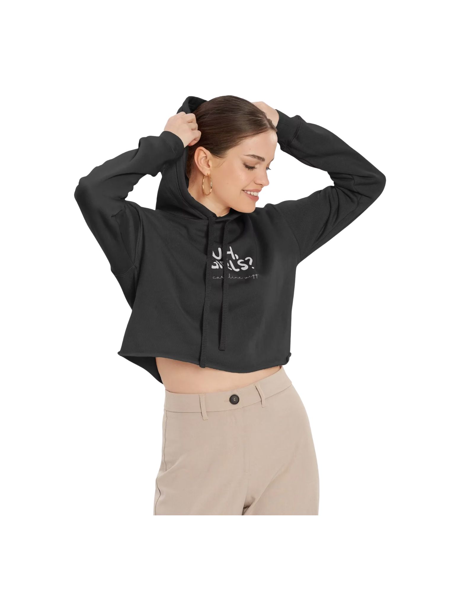 SoftGlow Cropped Hoodie - Image 2