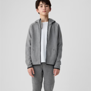 Zip-up hoodie for kids front view